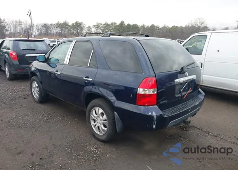 2003 Acura Mdx z USA, uszkodzony, nr VIN 2HNYD186X3H525051